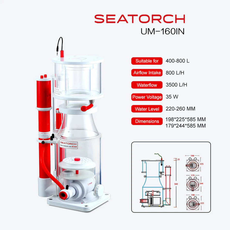 Seatorch Ultra Marine 160IN Protein Skimmer (Special Order)