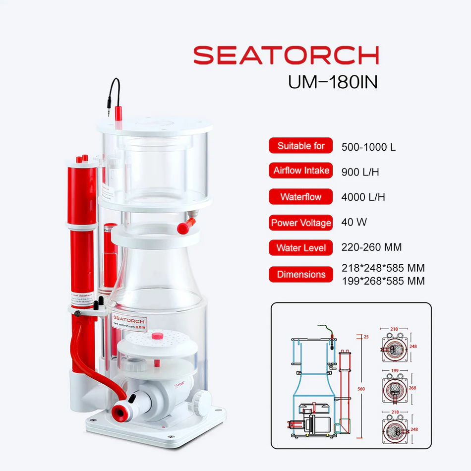 Seatorch Ultra Marine 180IN Protein Skimmer (Special Order)