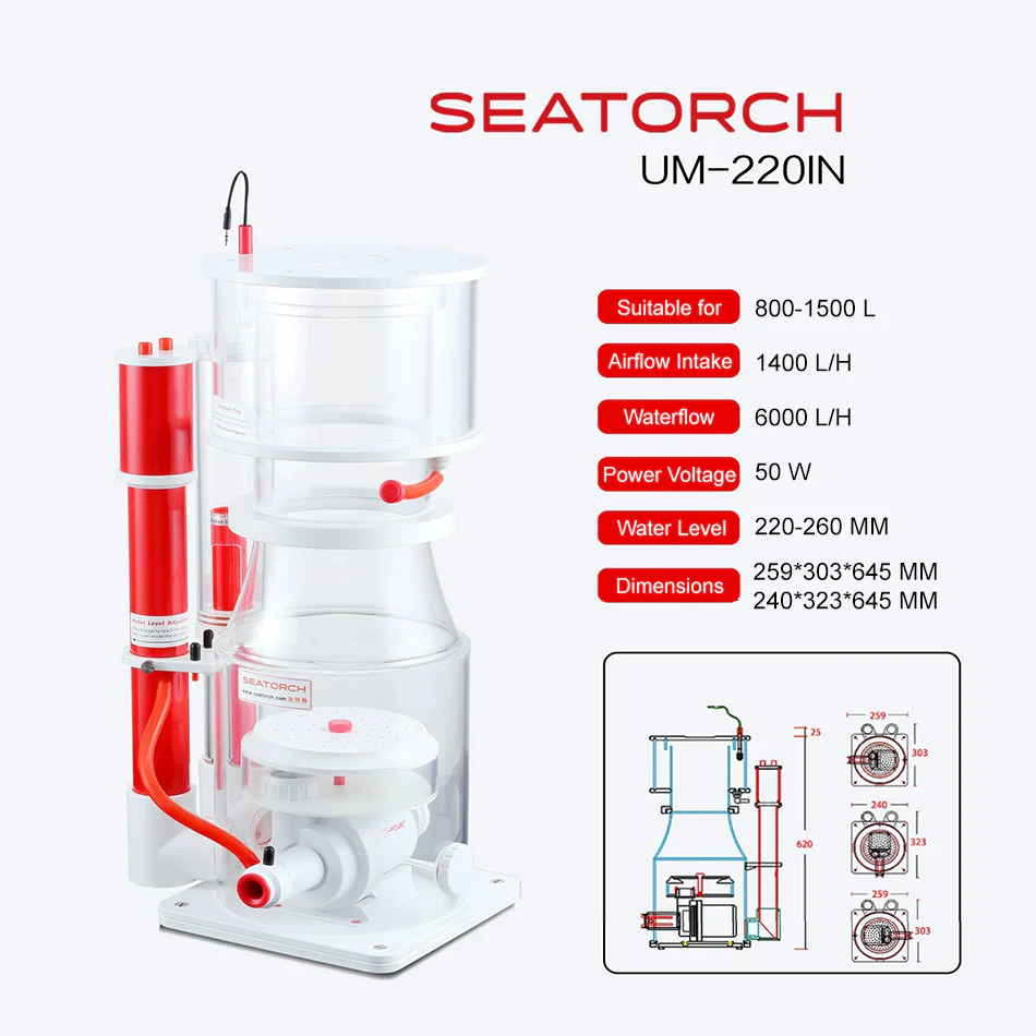 Seatorch Ultra Marine 220IN Protein Skimmer (Special Order)