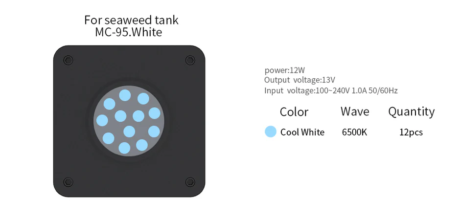 Seatorch Mini Color LED MC95 - White (Special Order)